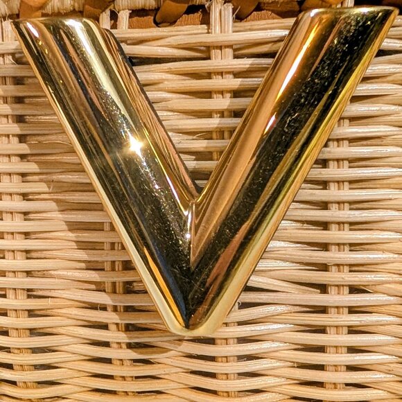 Louis Vuitton Damier Wicker Rattan Monogram Canvas Twist PM Shoulder Bag - Picture 12 of 16